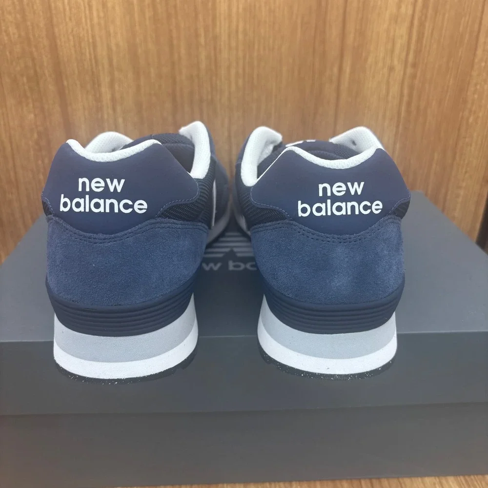 New Balance 515 Sneaker Mens 11.5 Navy Blue ML515NVY Suede Mesh Low Top New
